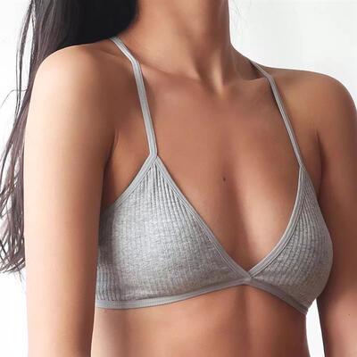 Comfort Cotton Bras For Women Thin French Style Bralette Sex