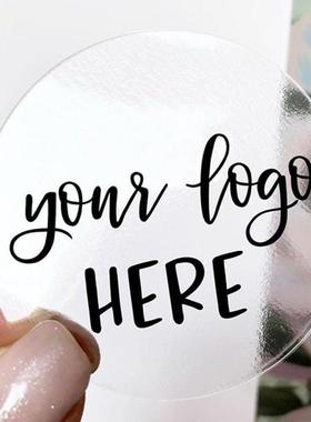 100PCS custom sticker and Customized LOGO/Wedding stickers/D