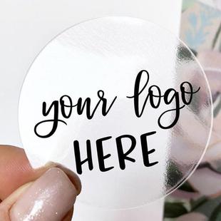 100PCS custom sticker and Customized LOGO/Wedding stickers/D