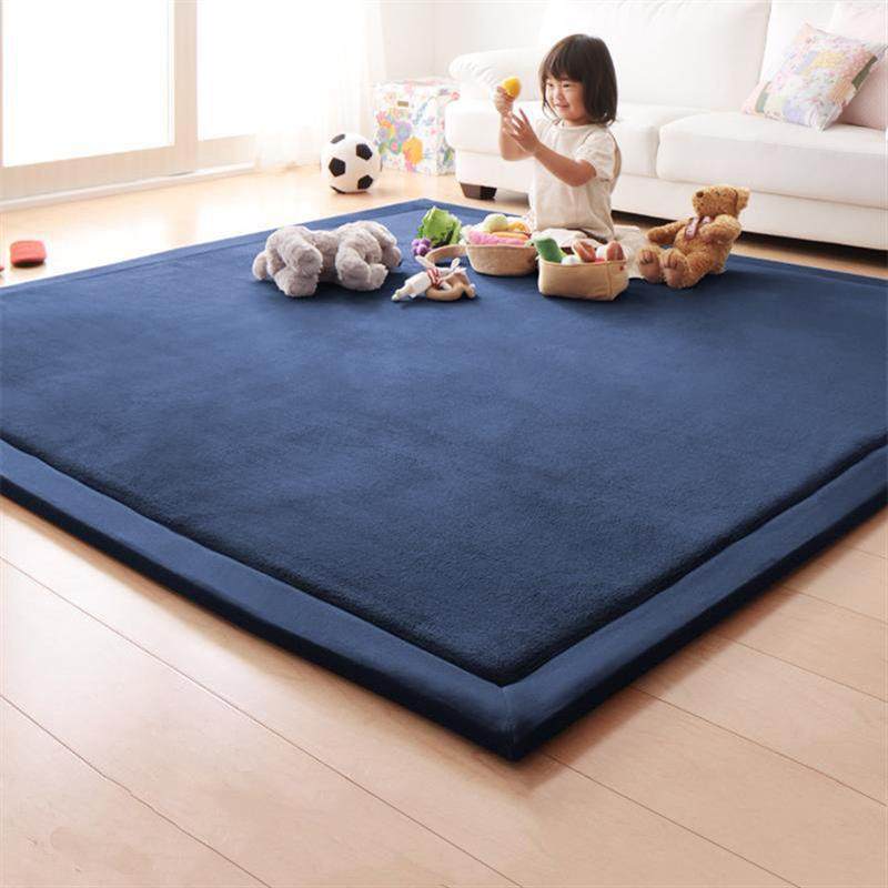 Rug home tatami living room floor carpet mat 纯色榻榻米地垫