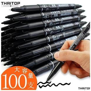 50 sets of doubleheaded markers wholesale black marker pen