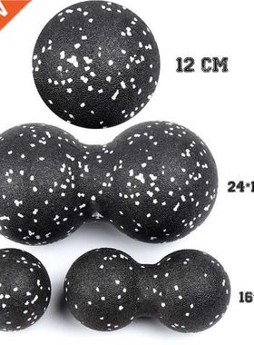 ?? Peanut Fitness Massage Ball Set Yoga Roller Double Lacr