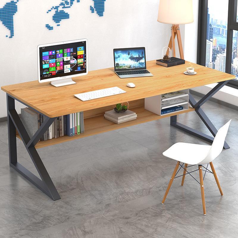 Simple computer office writing desk study table desktop 桌