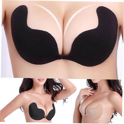 Backless Strapless Push up Bra Adhesive Stick On Magic Gel