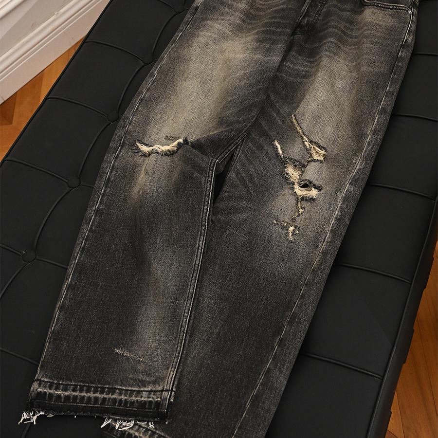 破坏长裤BV刀割牛牛仔裤