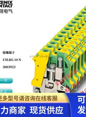 3003923菲尼克斯UK10N接地端子 USLKG 10 接线端子排 USLKG10 N