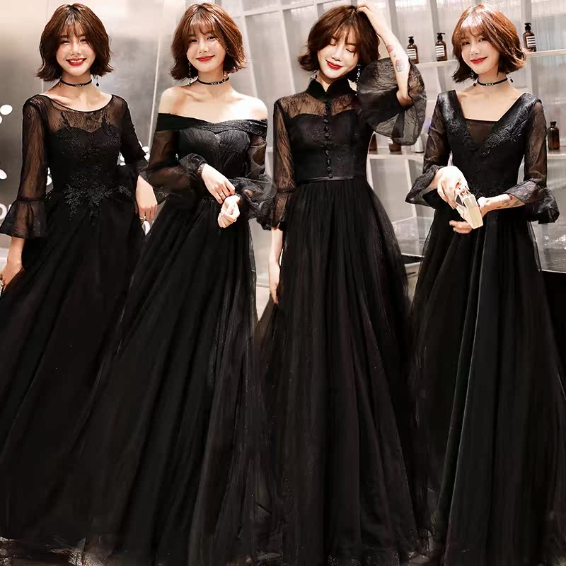 婚纱2019新款 新娘黑色 梦幻高贵新娘性感礼服 黑天鹅网红在类目 女装/女士精品, 婚纱/旗袍/礼服, 礼服/晚装中 - 来自Buy2taobao.com提供专业的淘宝代购服务