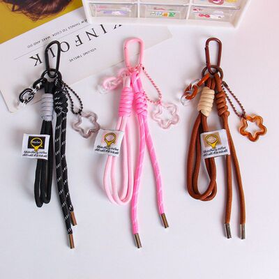 miu系编织绳挂件毛绒娃娃钥匙扣