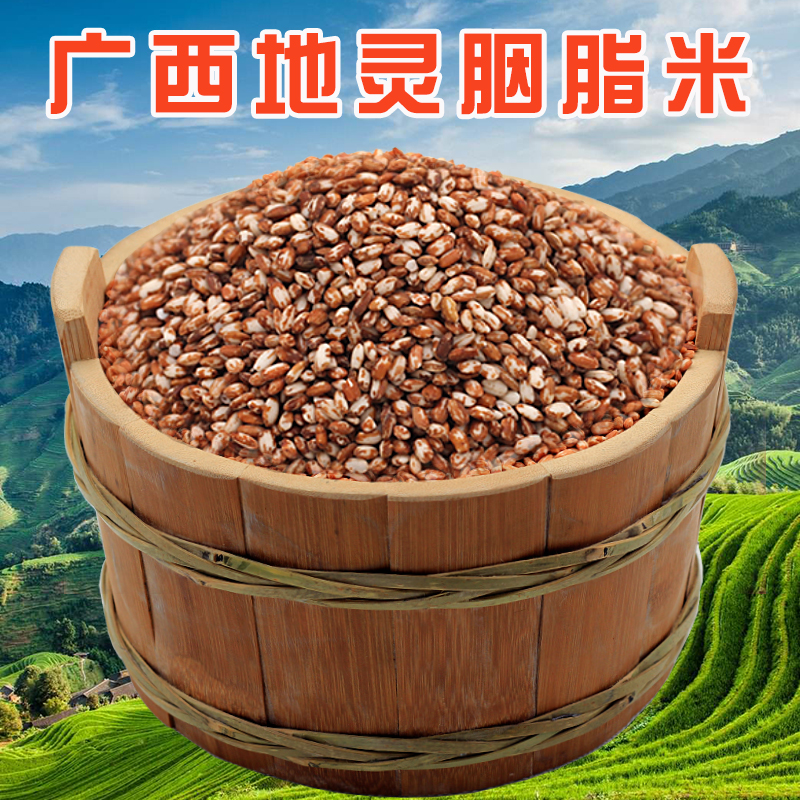 包粽子5斤胭脂米地灵现磨广西