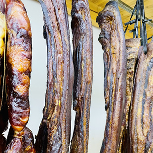 广西龙胜特产腊肉烟熏五花肉龙脊园火锅炒菜饭店餐饮厂家农家腊肉