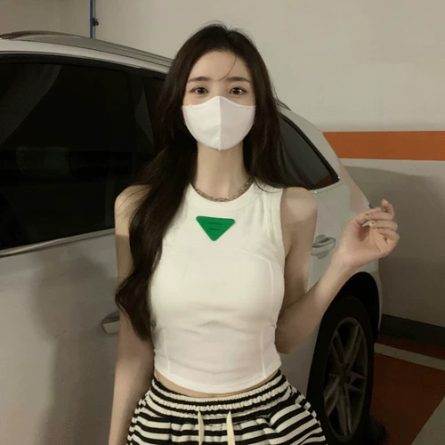 Базовый топ с чашечками без рукавов, майка, 2022, в западном стиле