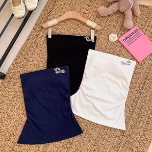 新款 夏季 纯欲性感一字肩抹胸辣妹内加防滑条上衣女固定胸垫不跑杯