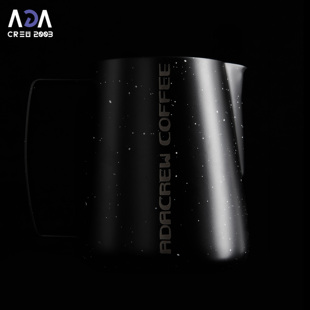 ADACREW 太空人2.0 星空黑 720ml 烤漆 咖啡拉花缸 压纹 大圆嘴