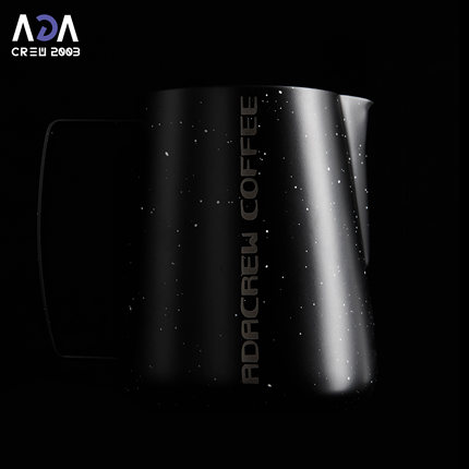 ADACREW 太空人2.0 星空黑 720ml 烤漆 咖啡拉花缸 压纹 大圆嘴