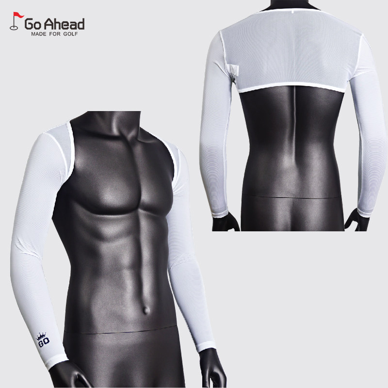 高尔夫冰丝防晒披肩袖套服装男夏季打底衫防紫外线透气高尔夫服装|ruв категории движение/йога/фитнес/фанаты товаров, гольф, гольф - одежды - от Buy2taobao.com для оказания профессиональной услуги покупки агента Taobao