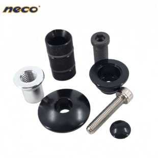 NECO台湾原产自行车膨胀吊芯碳纤维前叉螺丝碳叉太阳花碗组膨胀