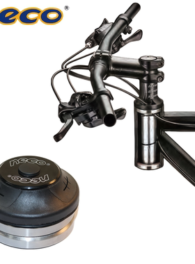 NeCo台湾自行车过线碗组轴承碗山地车培林碗组52-52mm全封闭轴承