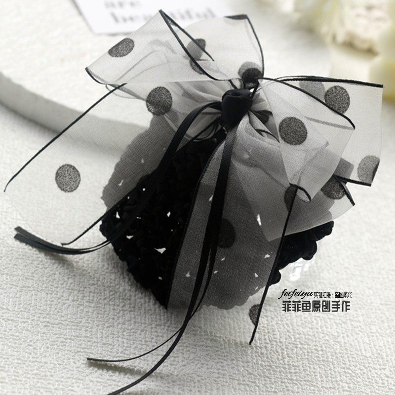 职业头花工作发卡绢纱蝴蝶结发夹上班发网夹子网兜护士空姐发饰品,饰品/流行首饰/时尚饰品新,发饰,淘宝优惠券,粉丝福利购,淘宝优惠卷