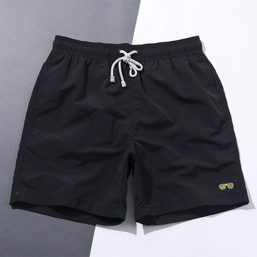 Шорты, черные быстросохнущие пляжные штаны для отдыха для путешествий