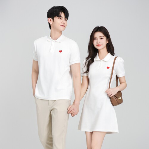 情侣装夏装2025新款小众一裙一衣