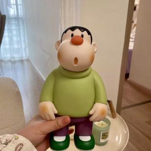 23cm原版 饰品 胖虎手办关节可动桌面摆件家居饰品客厅入户玄关装