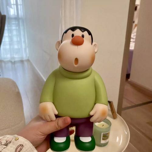 23cm原版胖虎手办关节可动桌面摆件家居饰品客厅入户玄关装饰品