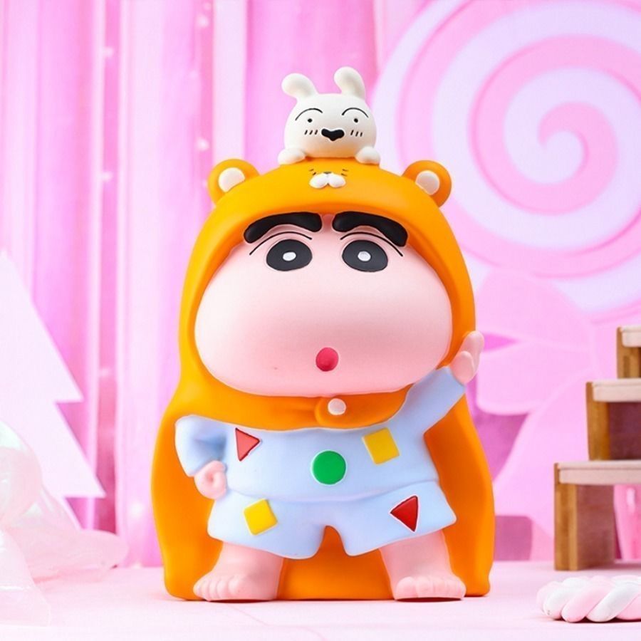 披风小新存钱罐宿舍卧室手办摆件蜡笔小新收纳储蓄罐闺蜜生日礼物