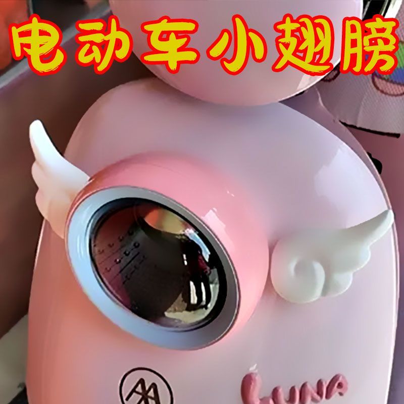 电动车摩托天使翅膀装饰个性高颜值车贴头盔爱玛台铃可爱小配件牛