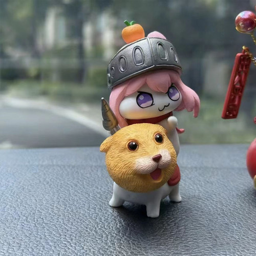 猫猫骑士PVCdor手办桃乐丝手办玩具可爱耄耋豪猫公仔摆件生日礼物