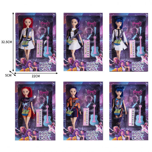 新版猎魔女团公主米拉佐伊搪胶公仔玩具关节可动作娃娃过家家玩具