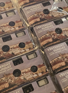 韩国cafe armoire咖啡店周边Yesterday Sunday一次性胶卷相机艺声