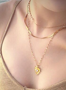 Wish许愿系列~八芒星项链毛衣链套装