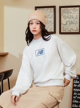 New Balance NB女卫衣2026春季新款运动休闲圆领套头衫WT33514SAH