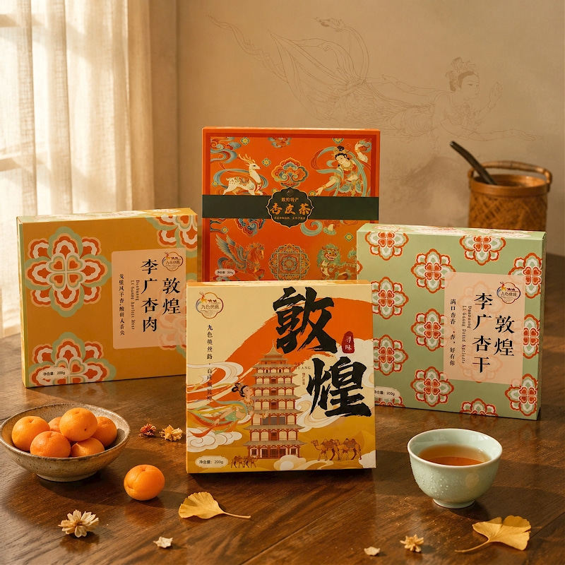 寻味敦煌杏皮茶盲盒李广杏干杏肉