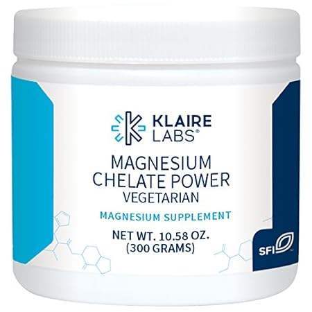 Klaire Labs Magnesium Chelate Powder - Fast-Dissolving 20