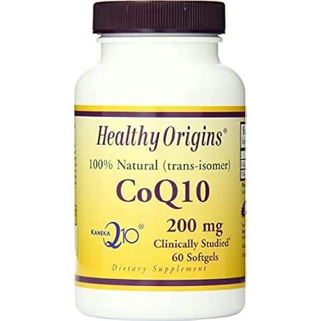 Healthy Origins CoQ10 (Kaneka Q10)， 200 mg - Heart Health