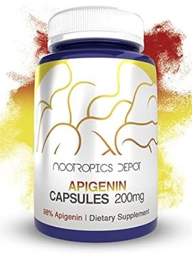 Nootropics Depot Apigenin Capsules | 200mg | 30 Count | &