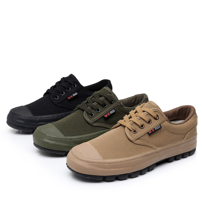 正品际军3522防滑耐磨软底登山徒步鞋新款透气解放鞋男女式工作鞋