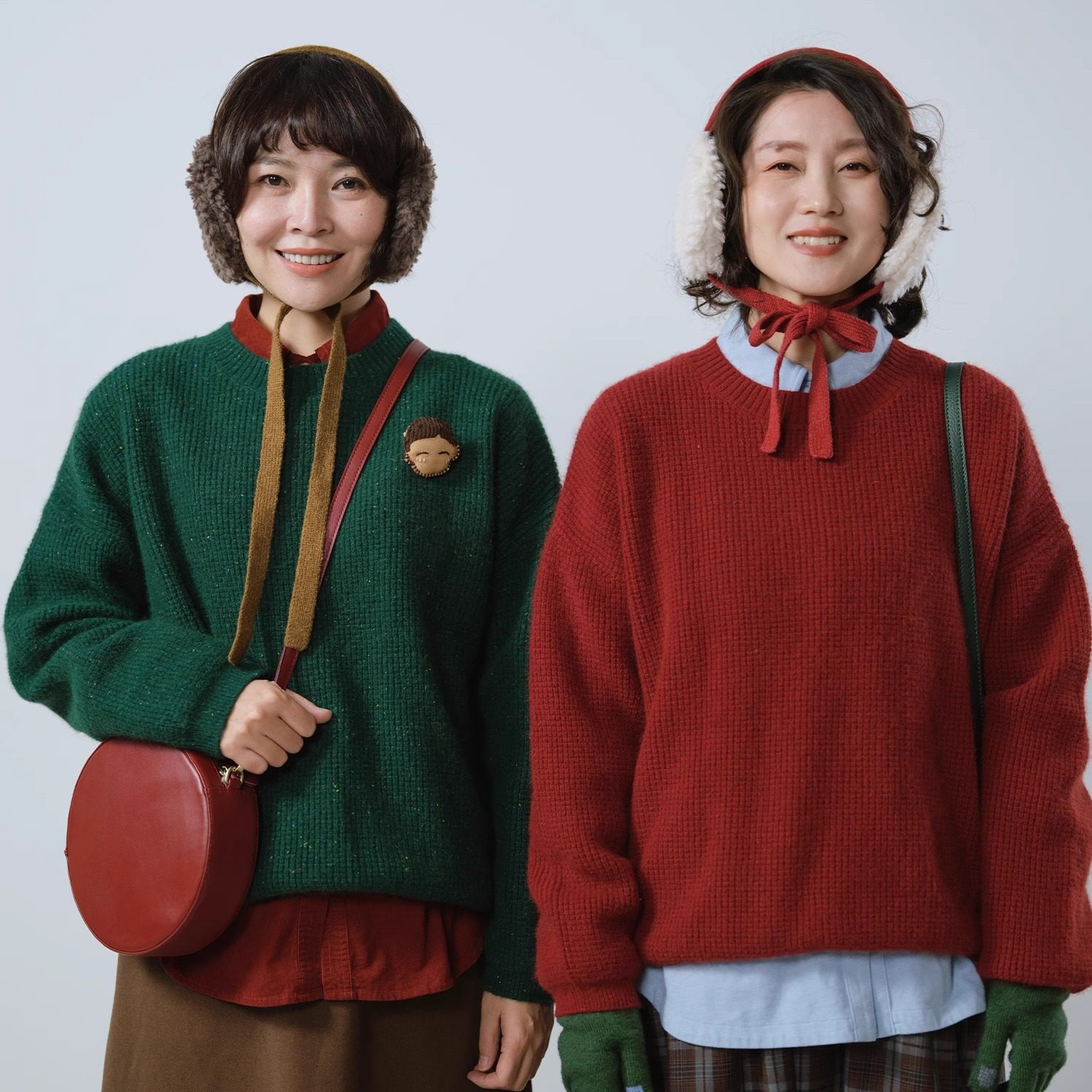 远家 浣熊绒羊毛毛衣 圣诞新年 圆领长袖休闲保暖上衣冬Y-325限量,女装/女士精品,毛衣,淘宝优惠券,粉丝福利购,淘宝优惠卷