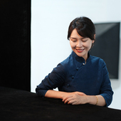 纯亚麻草木蓝染板蓝根染改良旗袍中袖 远家经典 款 连衣裙春HF626限