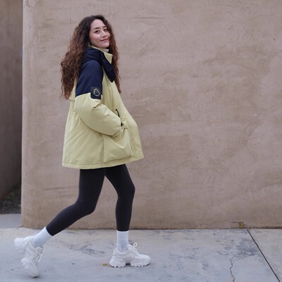 90绒子含量白鸭绒连帽户外羽绒服