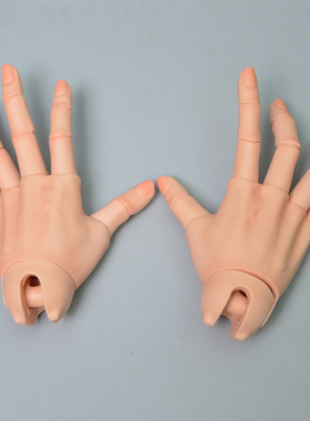 3分4分关节手 BJB SD 男娃68女娃75叔娃树脂关节手 活动造型