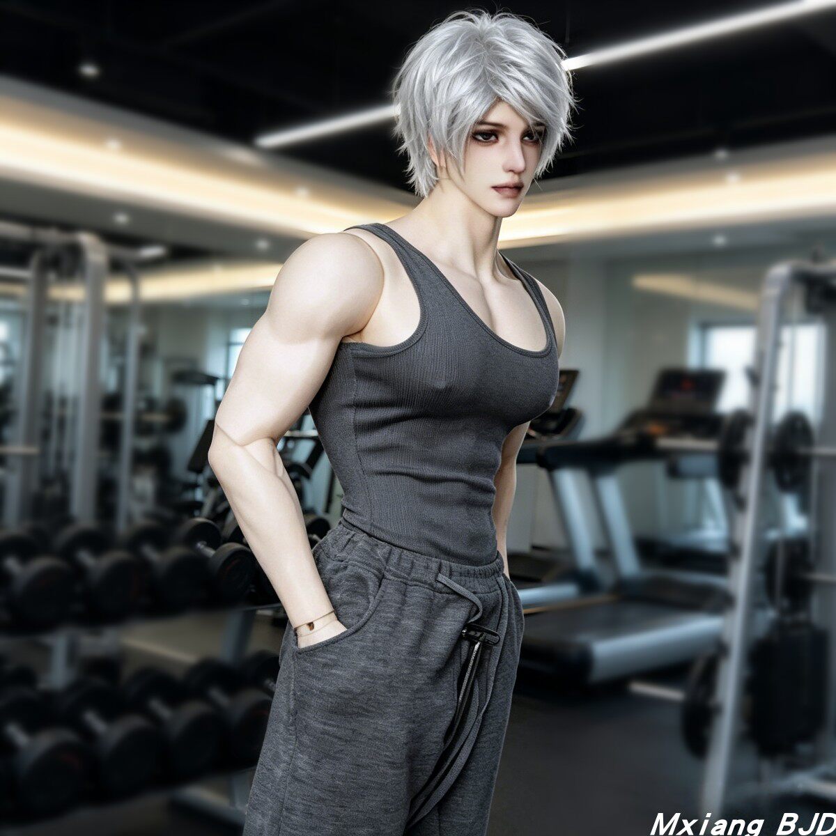 Mxiang BJD 4分叮铃bjd娃娃树脂女娃萌女神潮玩四分SD doll