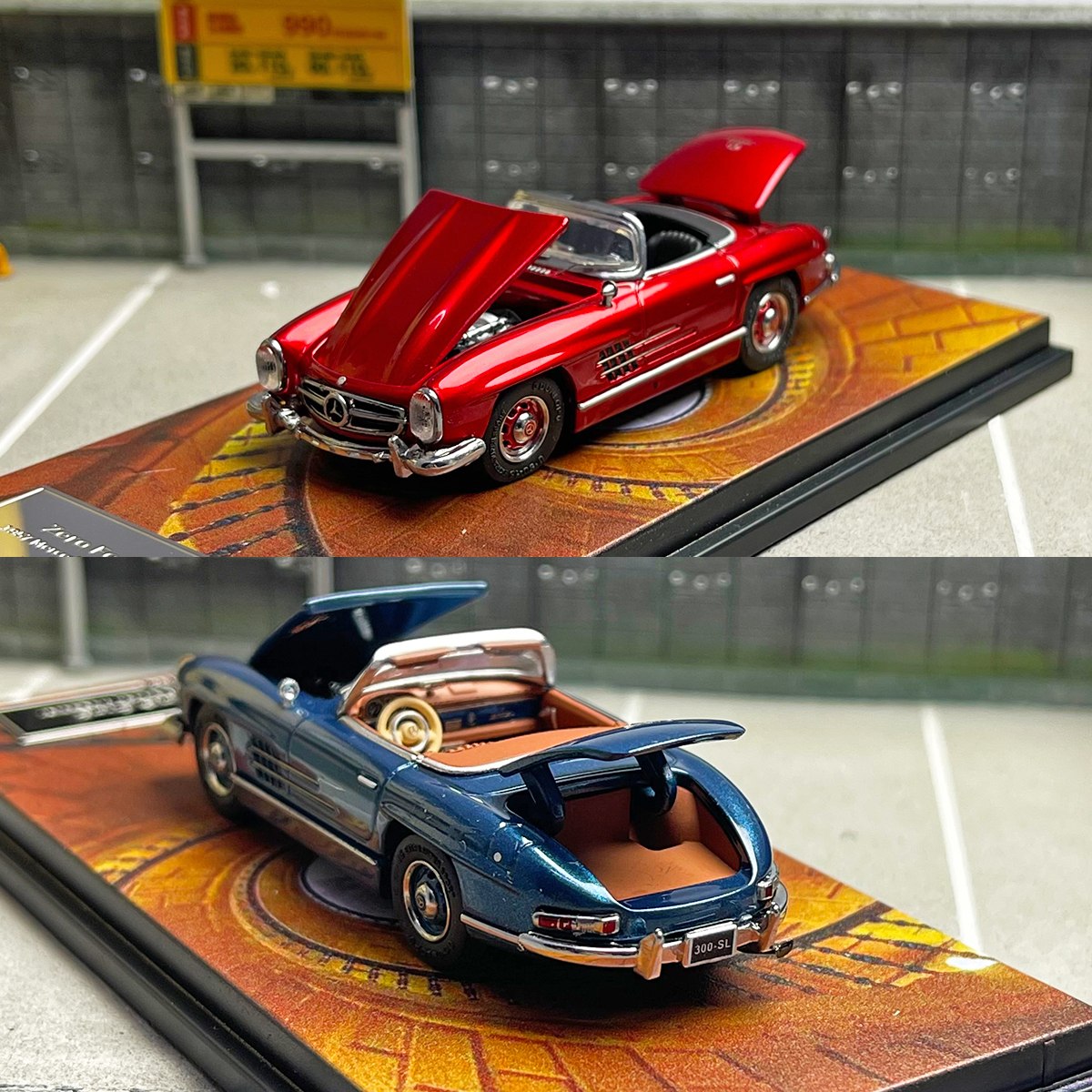 Zero formula Toy_Father 1:64 奔驰300sl 老爷车 合金汽车模型 玩具/童车/益智/积木/模型 合金车/玩具仿真车/收藏车模 原图主图