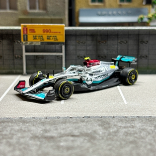 奔驰AMG 汉密尔顿仿真合金汽车模型 W13 比利时站F1赛车