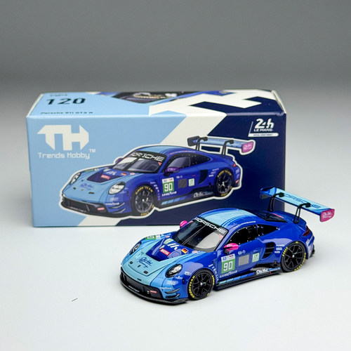 Trends Hobby TH 1:64 保时捷911 GT3 R 2026勒芒 24H 合金车模