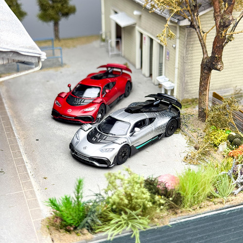 KILOworks 1:64 奔驰Mercedes-AMG ONE 红色 银色星辉 合金车模