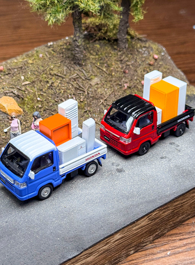 MOTORHELIX 1:64 本田Honda ACTY Truck Town城市小货车合金车模