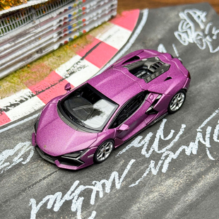 MINIGT 1:64 #1121 兰博基尼 Revuelto新大牛紫色 合金汽车模型