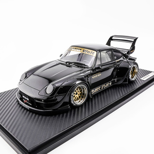 IG 1:18 保时捷 993 RWB JDM 宽体 树脂汽车模型 收藏